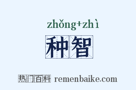 种智是什么意思的图片